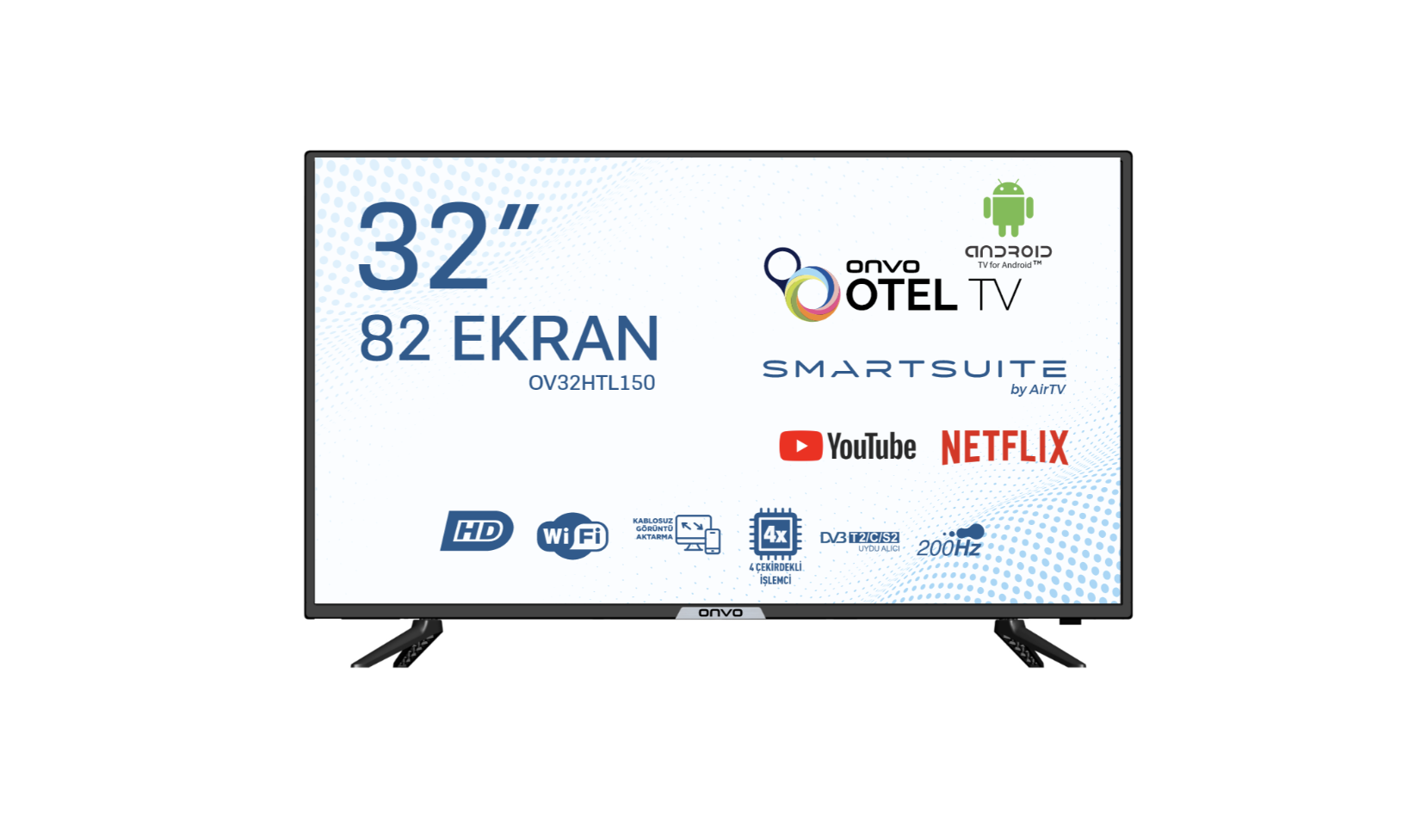 ONVO OV32HTL150 32' HD READY HOTEL IP TV 