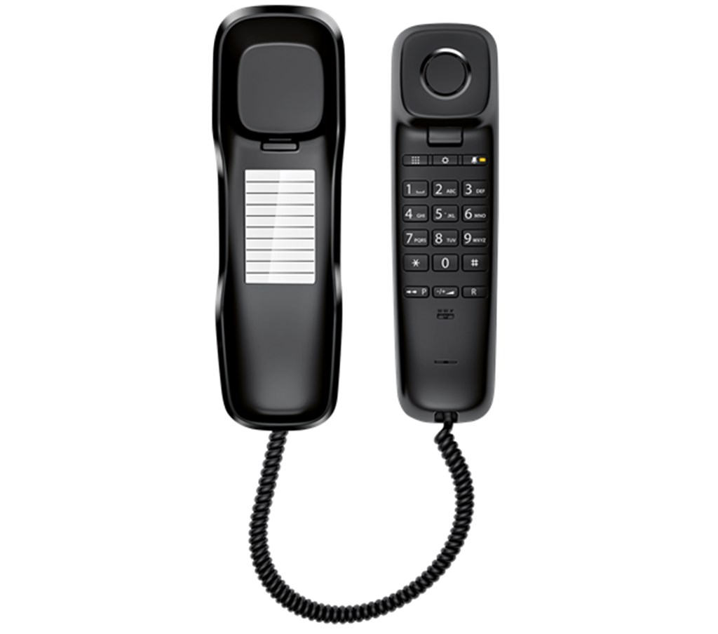 GİGASET DA210 DUVAR TELEFON SİYAH 