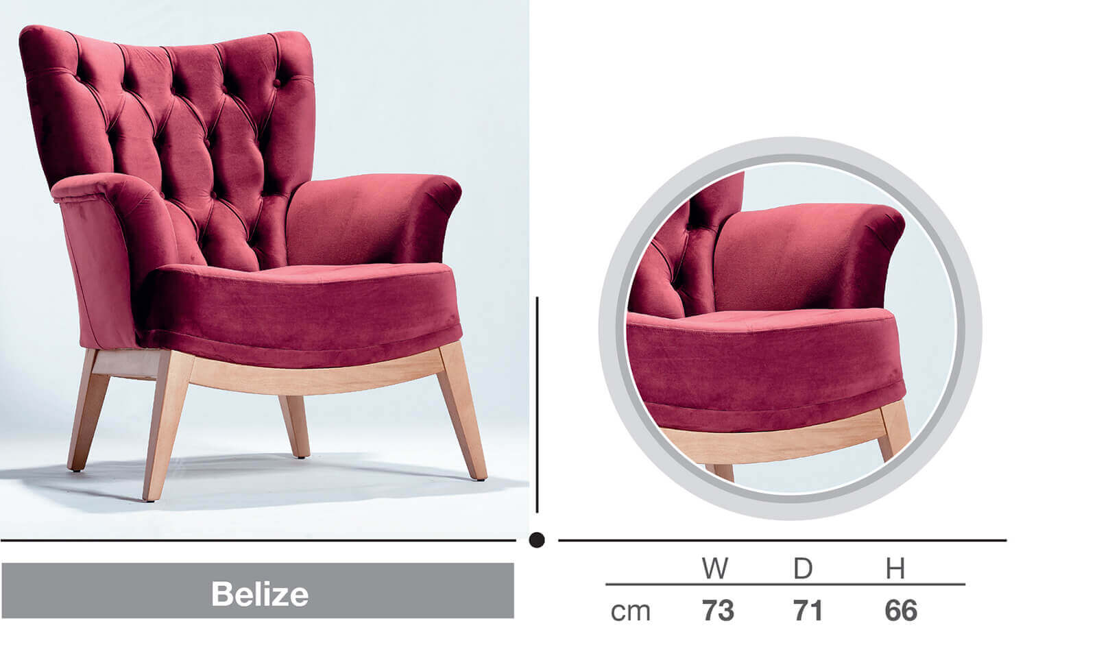 BELİZE TEKLİ KOLTUK 
