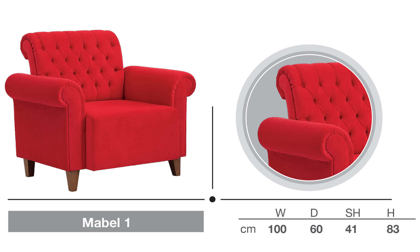 MABEL 1 SANDALYE 