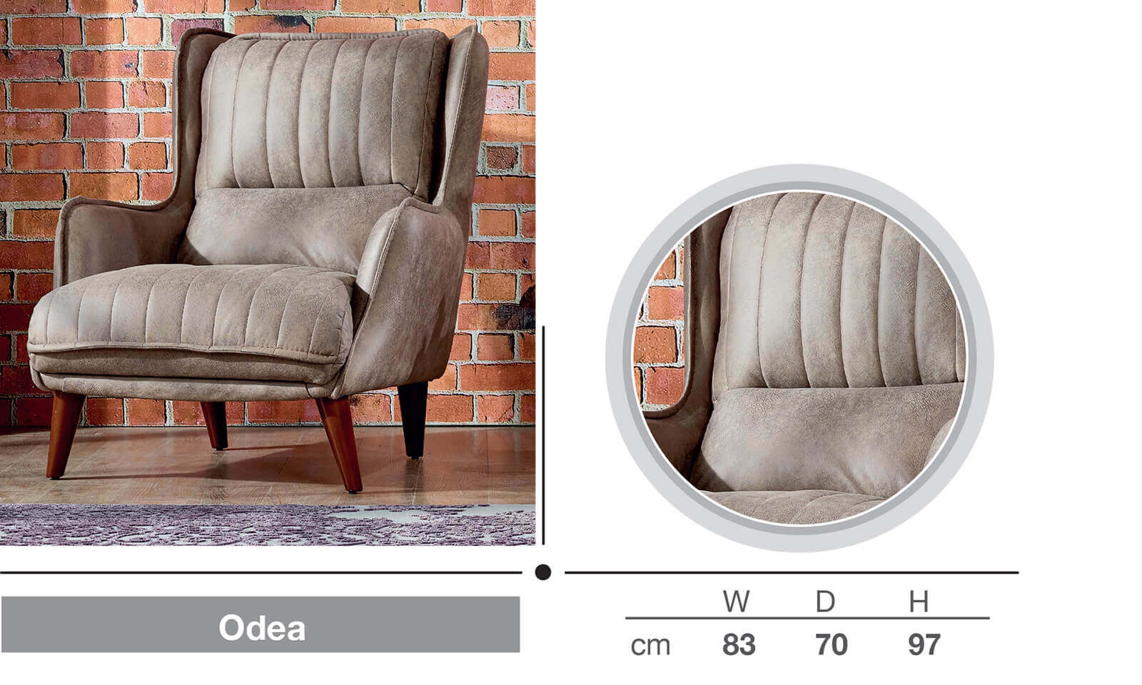 ODEA  TEKLİ KOLTUK 